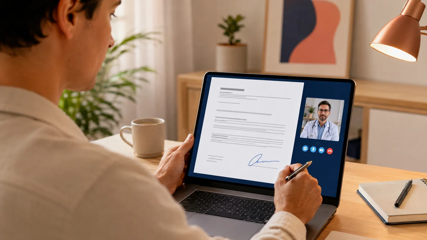 Atestado médico online é válido? O que diz a lei e o que a empresa pode pedir